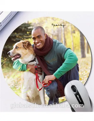 Round Gaming Mouse Pad Sublimation Mouse Pad Material