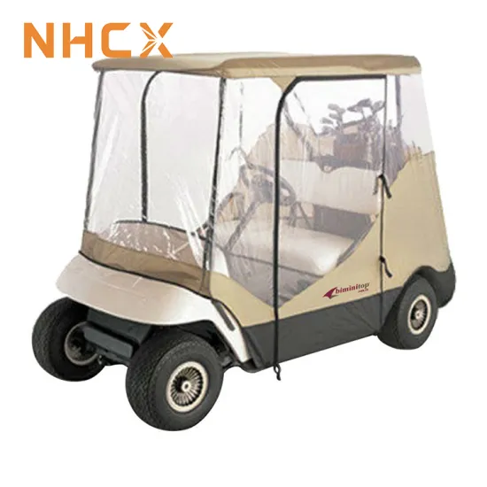Waterproof Golf Cart Cover with Doors - NHCX 2 People