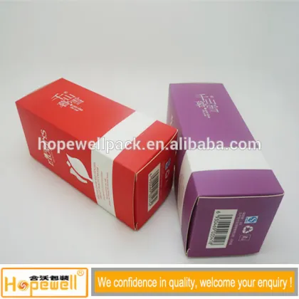 Colored packaging box, paper box packaging