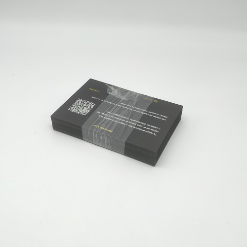 Printed Wedding Invitation Black Paper Card