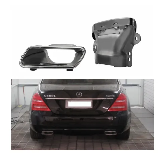 Titanium Valved Exhaust Catback System for Mercedes-Benz W223 S500
