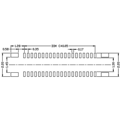 Benutzerdefinierte 0,8 mm Board-to-Board-Stecker