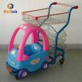 Stormarknad kiddie shopping vagn med barnstolar