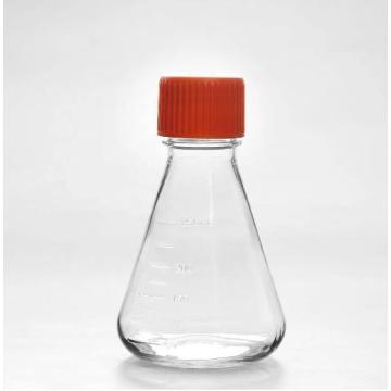 Glass Erlenmeyer Flask with Plastic Screw Lid