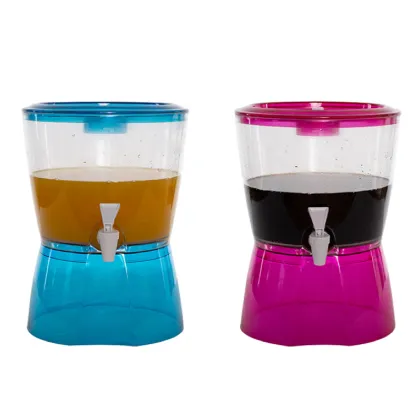Commercial Plastic Juice Buckets for Easy-Clean Juice Dispensers