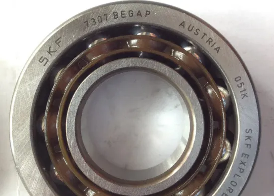 7307 Begap Single Row Angular Contact Ball Bearing C5 35 * 80 * 21mm