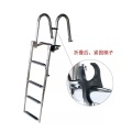 Folding and Telescoping Swim Platform Ladder