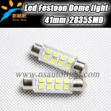 Auto car led reading light 12v,41mm Led feston light for BMW,Audi,Benz