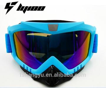 Adjustable strap logo custom motocross helmet eyewear tinted lens MX goggles