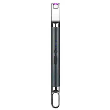USB Charging Metal Plasma Lighter: Flameless Gift for Kitchen, BBQ, and Camping