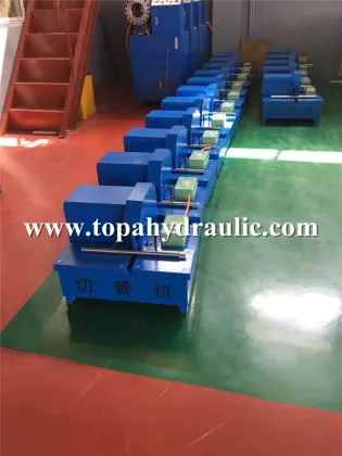 30D parker hydraulic hose cutting equipment