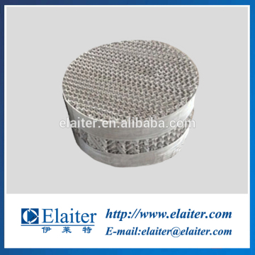 Metal wire gauze tower packing & metallic silk screen ripple packing/padding as mass transfer media