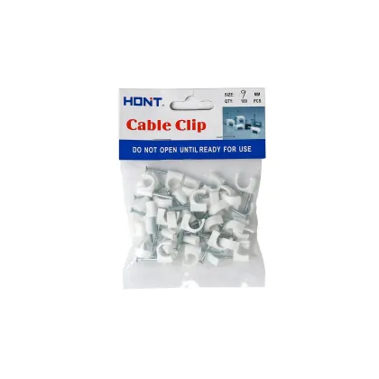 Guaranteed Quality 10mm White Wire Clips - Cable Fasteners & Circle Clips