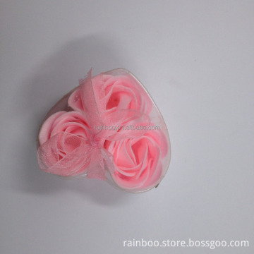 Heart Shaped Gift Box of Rose Soap