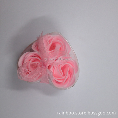 Heart Shaped Gift Box of Rose Soap