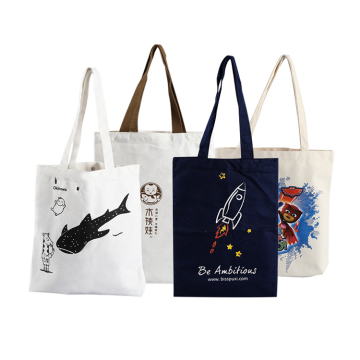 Customized Cotton Canvas Tote Bags & Factory Direct Sale 38*42cm Cotton Bag with Logo