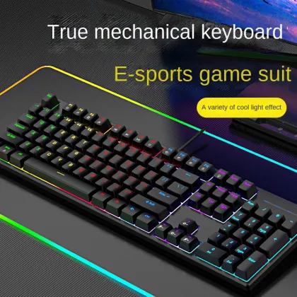 Wired 104 Keys Factory OEM Game Business Office Keyboard