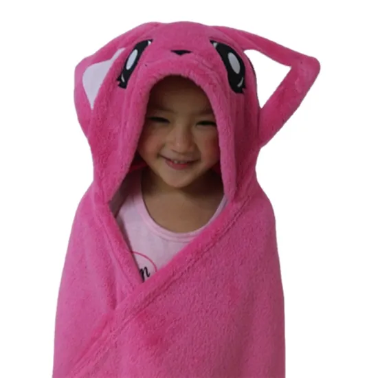 Animal shape baby hooded bathrobe towel baby receiving fleece blankets neonatal hold to be Children kids