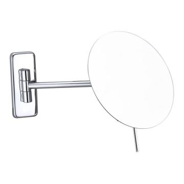 Frameless extending wall makeup mirror
