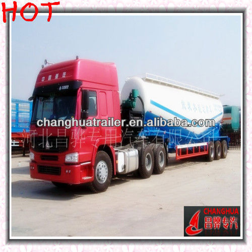 3 axles bulk cement concrete semi trailer made in China 2014