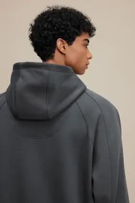 black oversized mens hoodie