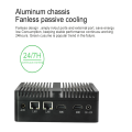 Dual LAN Intel N3700 Fanless Mini PC