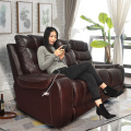 American Style Electric Loveseat Reclinando Movimento Sofá