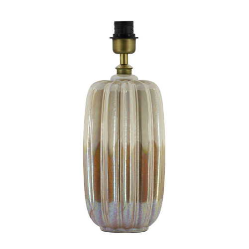 Abajur de mesa de cerâmica de cor gradiente alto