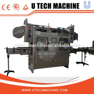 automatic bottle and bottle neck double heads labeling machine