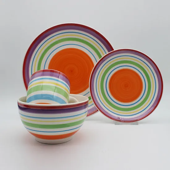 High quality wholesale cheap pottery hand-painted