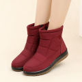 Winter warm and waterproof mid tube snow boots