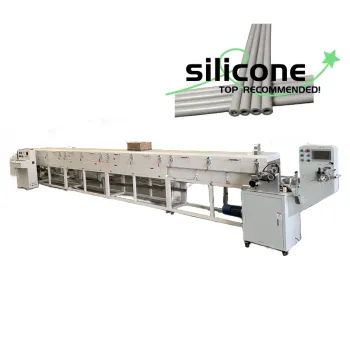 Multi Function Silicone Tubing Extruder Line with PLC Control for Soft Medical Tubes Production