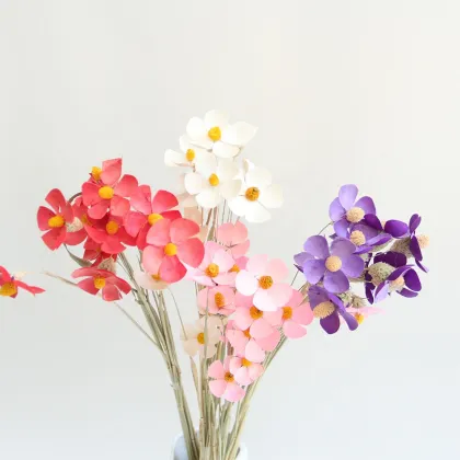 Wholesale Colorful Dried Violet Flowers for Wedding Decor and Gifts