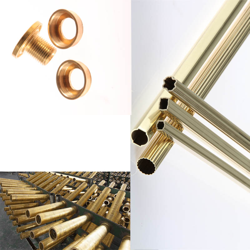 Hollow Brass Tube Shape Custom Jpg