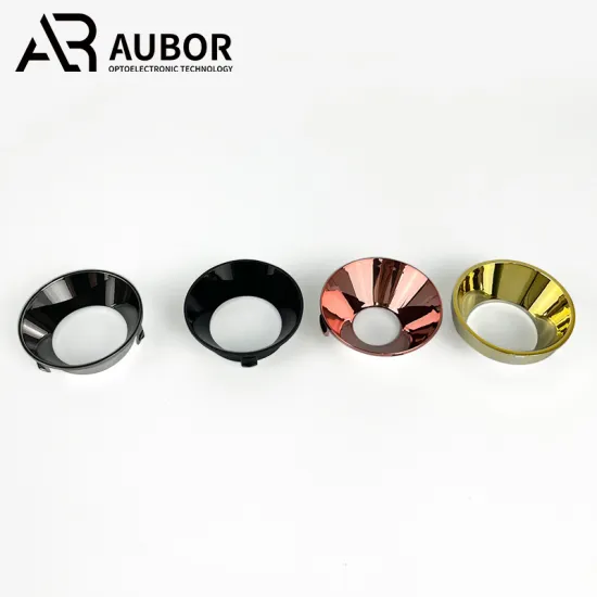 Multi Colors PC Anti-Dazzle Reflector Cup Electroplating Process Golden Rose Gold Cover 50mm for Downlight Spotlight