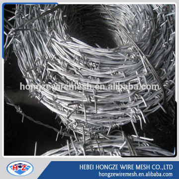 (15 years factory)Weight of barbed wire per meter length/BTO-22 type of barbed wire