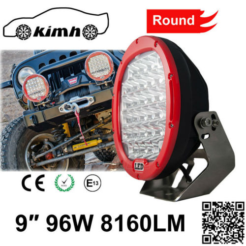 Hotsale 9 inch 8160LM 96W led offroad light for 4x4