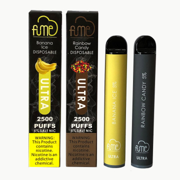 Fume Ultra 2500 Puffs Cartoond Ondayable Vape Shisha