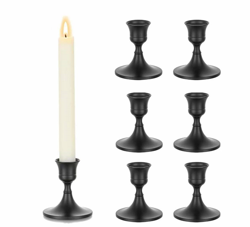 Candle Holder Black Color