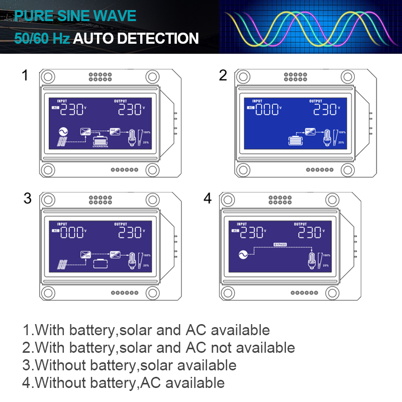 3.6KW 5.6kw Hybrid Solar Inverter