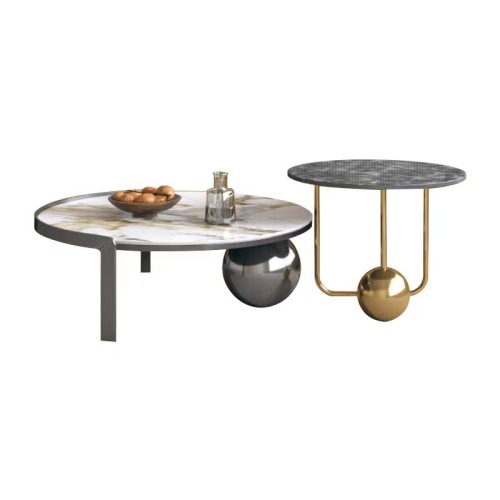 Metal Black and Gold Luxury Coffee Table