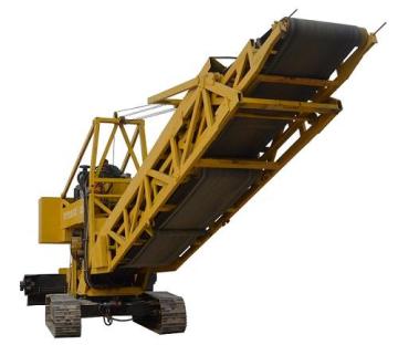 mobile crawler-type telescopic stacker