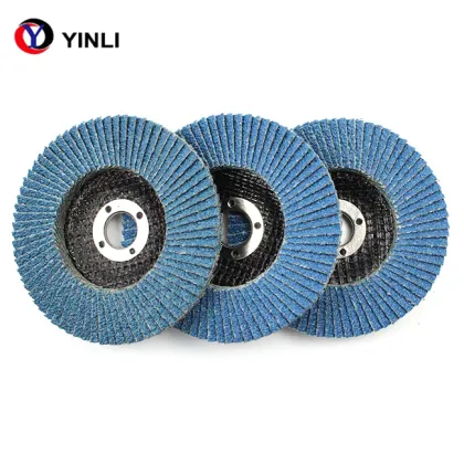 YL Zirconia Flexible Plastic Backing Zirconia Oxide Vertical Flap Disc