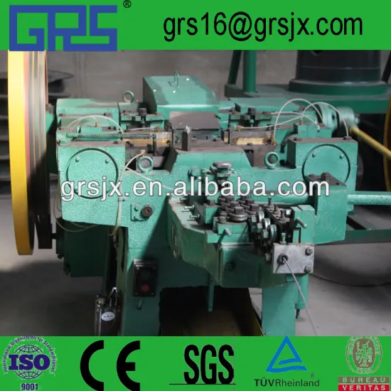 low carbon steel bar Automatical nail making machine