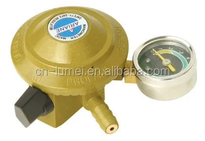 ISO 9001:2008 Certified Gas Regulator with Meter, Manometer, and Valve