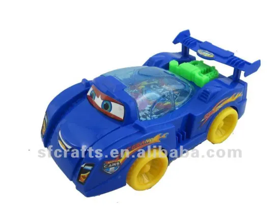Cute plastic pull line car toy for children