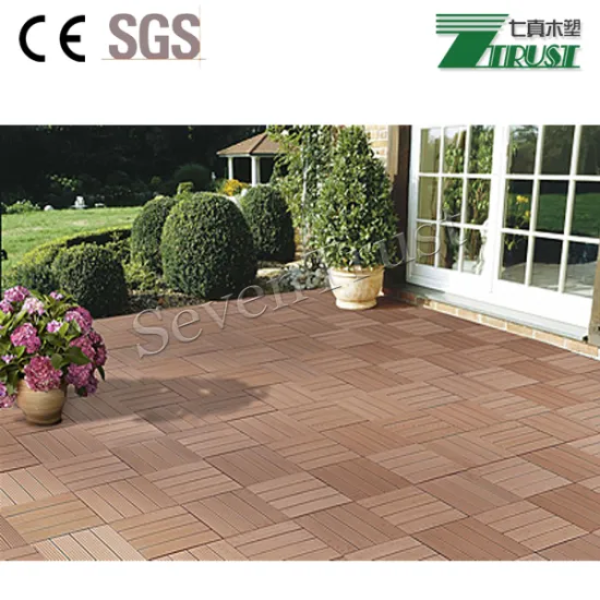 300*300mm diy wpc tiles /wood plastic composite diy tiles flooring DIY board
