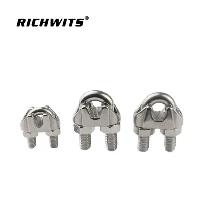 Stainless Steel cable clips 304/316 Malleable Wire Rope Clips for boat