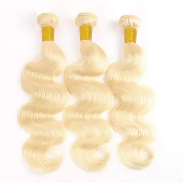 Wholesale 36Inchs Bone Human 100% Raw Virgin Hair Transparent 613 Bundles Colored Body Wave Indian Cuticle Aligned Hair Vendors