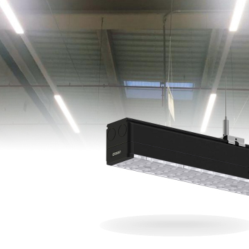 Trieco Steel Linear Trunking System 75W Adjustable Dimming Emergency Industrial Shop Lighting LED Light
